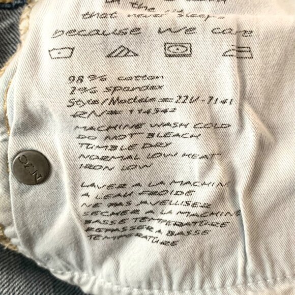 Blank NYC Boyfriend Distressed Jeans Revolve 6 28 Blue Flavor Savor - Picture 8 of 9